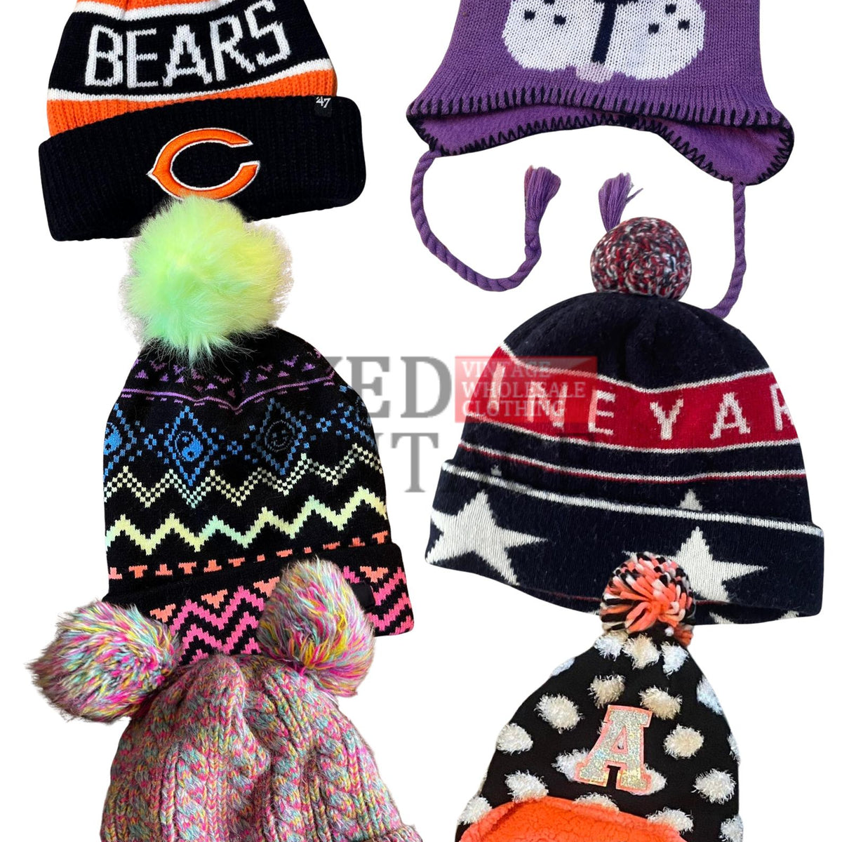 Kids Winter Caps 45kg Bale - Image 3