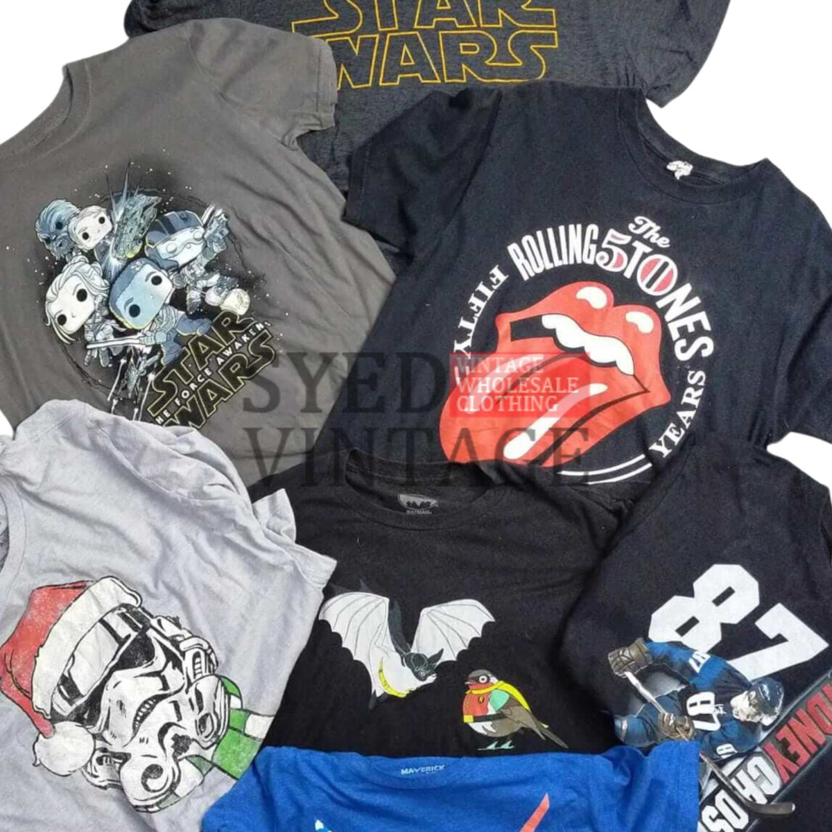 Printed T-Shirts Mix 45kg Bale - Image 3