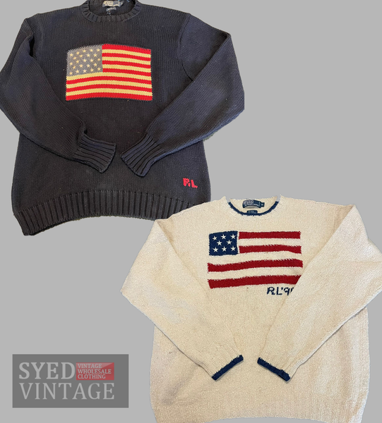 Polo ralph lauren american flag sweater best sale