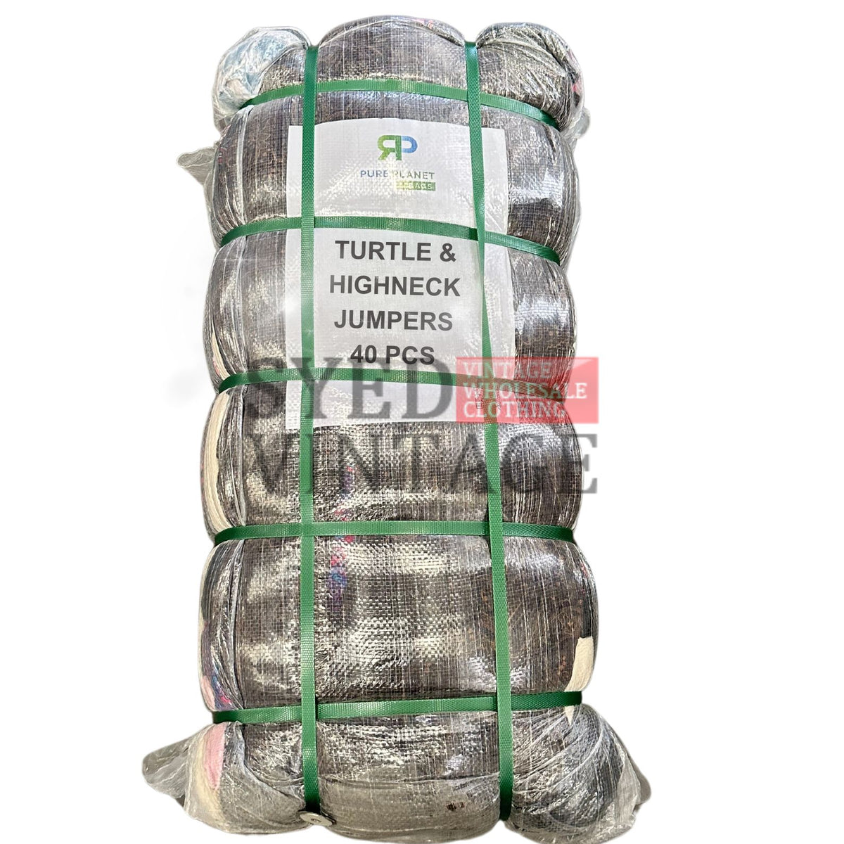 Turtleneck & High Neck Jumpers Mix 45kg Bale - Image 2