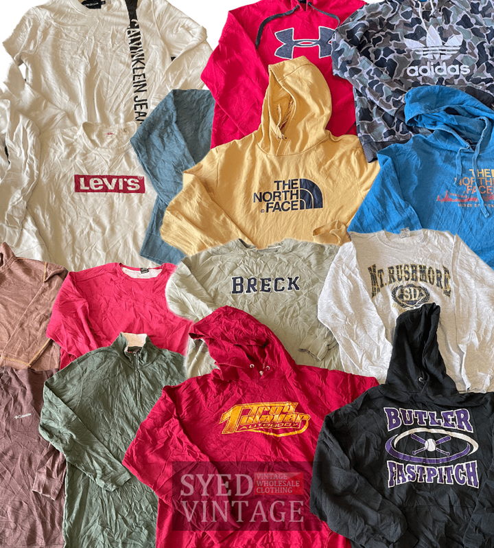 45kg Unsorted Mix  Sweatshirts Bale - Direct from Factories