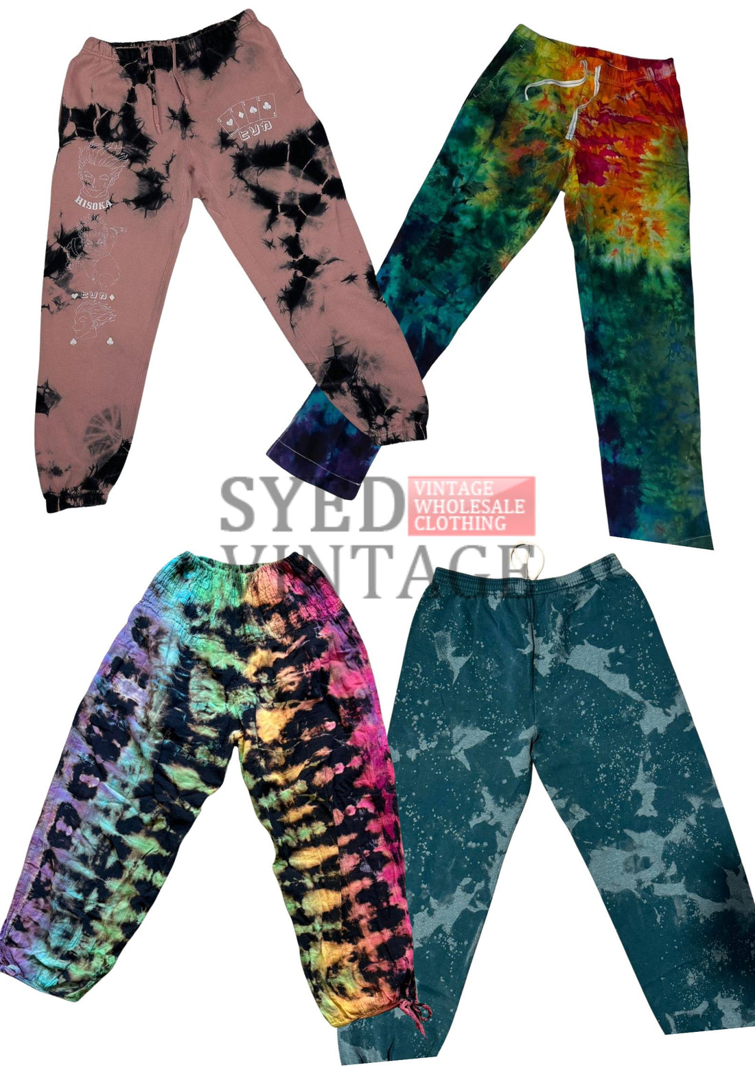 Acid Wash Tie Dye Sweat Track Pants 45kg Bale