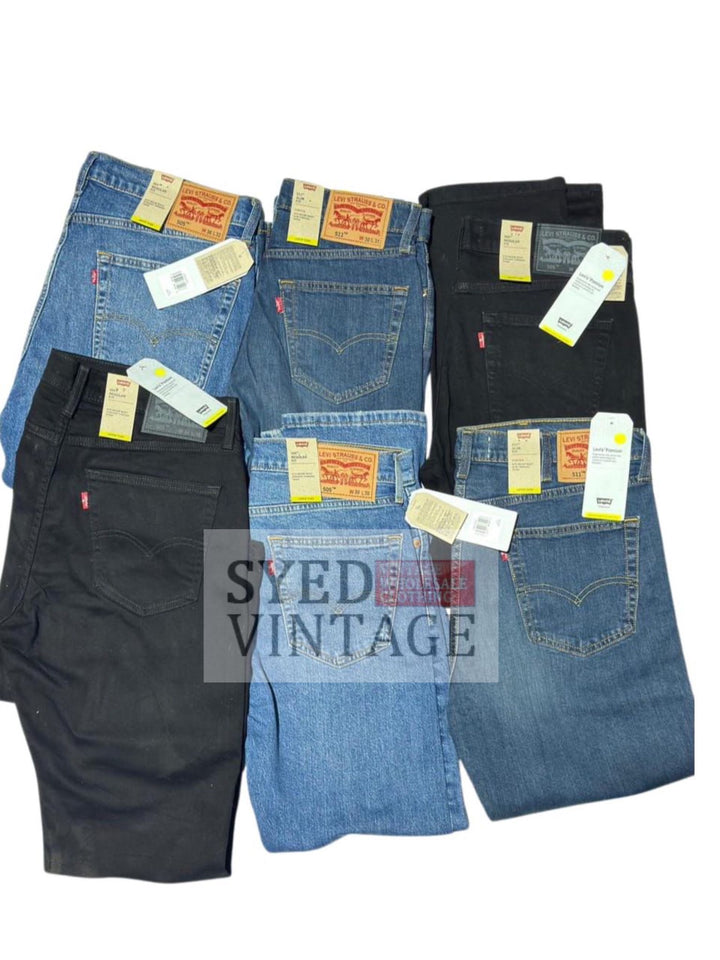 Stock lot Brand New Levis Mens Jeans Stock lot with Tags