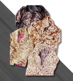 Cheetah Print Fur Coats