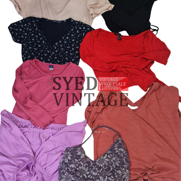 Ladies Crop Tops Mix 25kg Sack