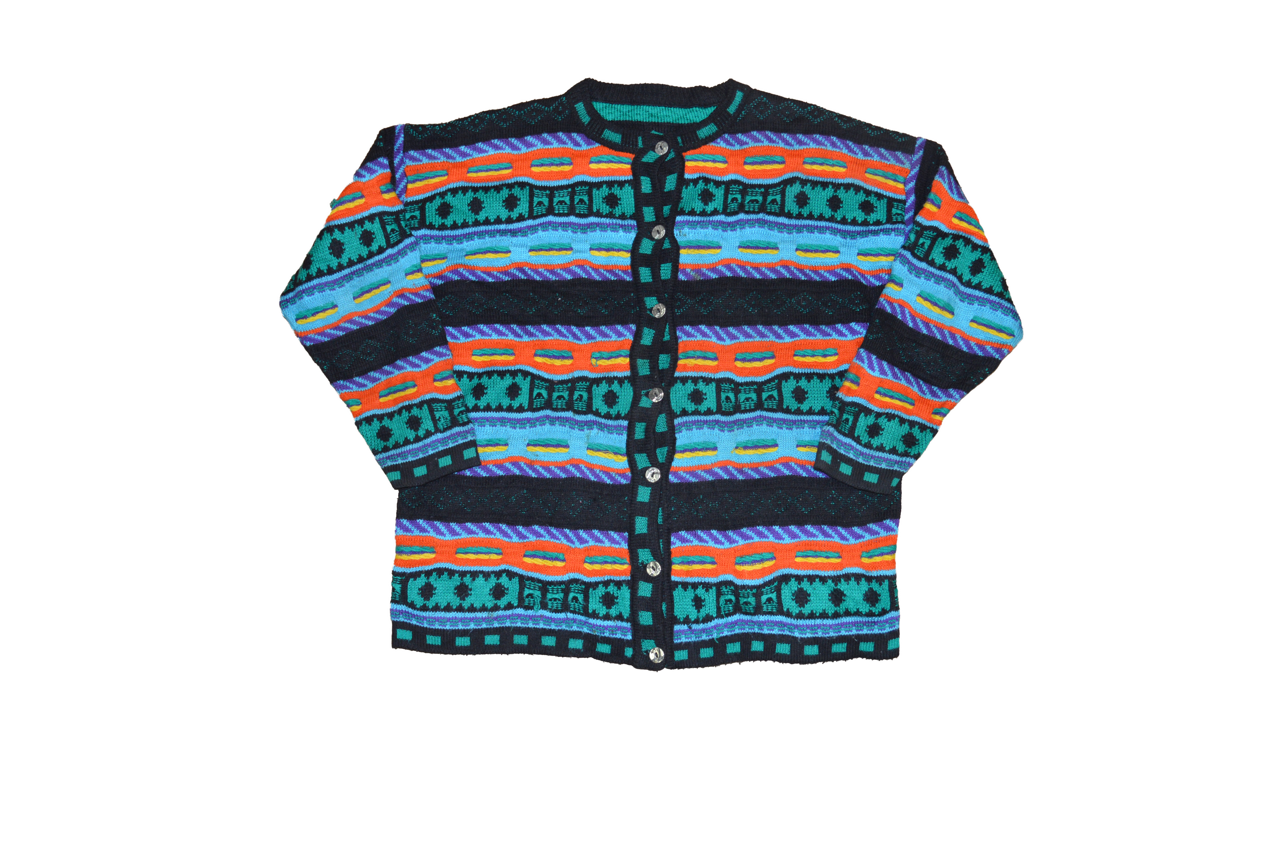 Guardara de punto de estilo Coogi y Cosby