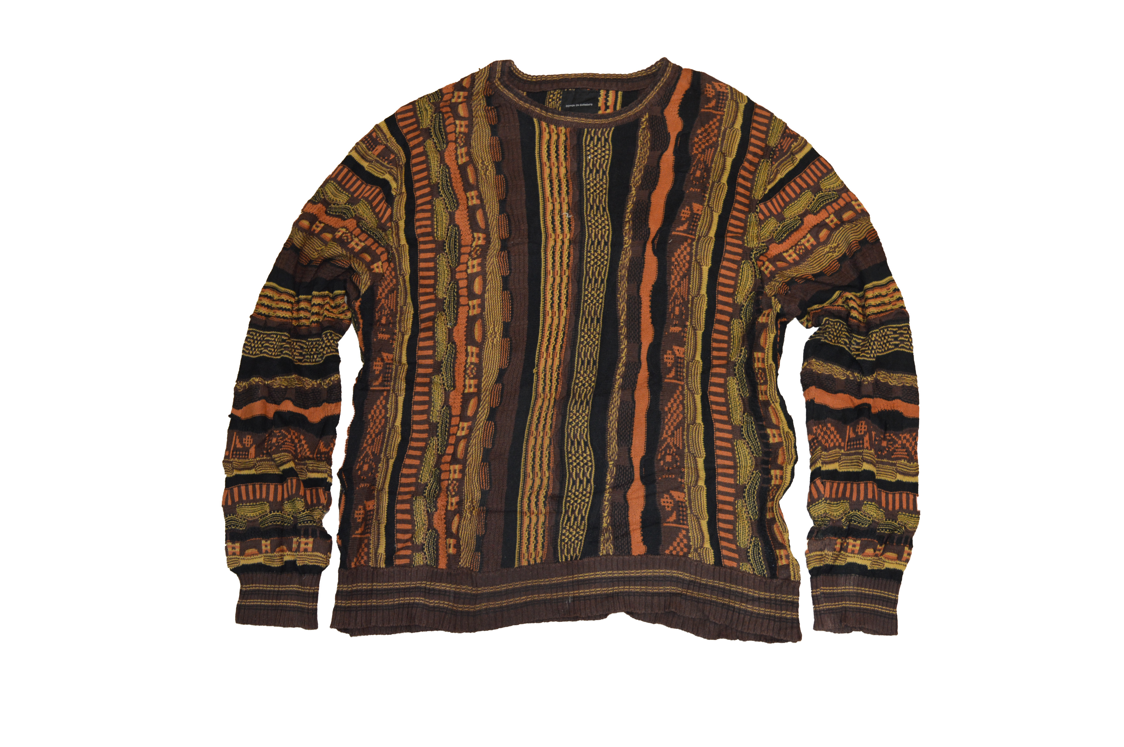 Guardara de punto de estilo Coogi y Cosby