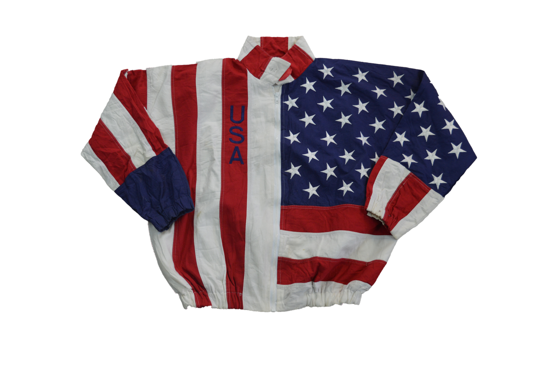 Jacke mit USA-Flagge