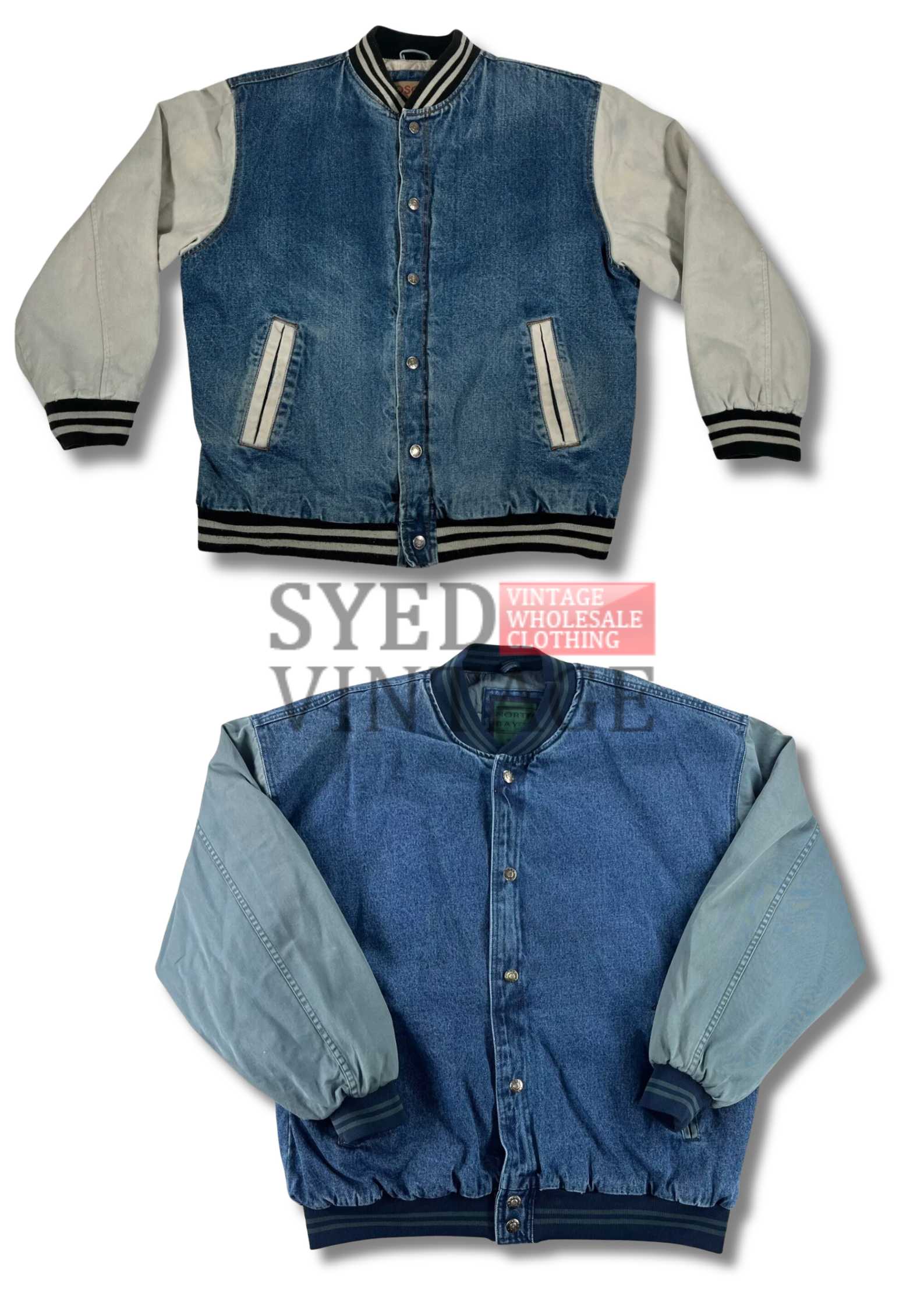 American USA Denim Baseball Jackets
