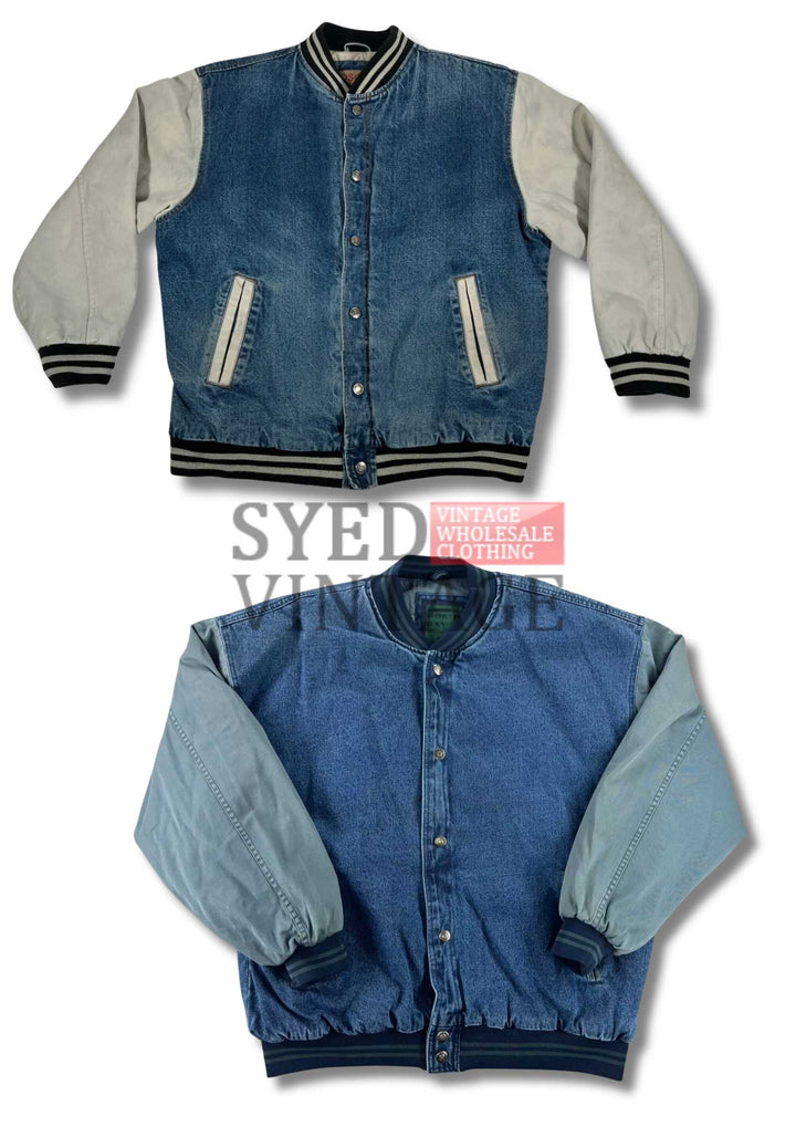 American USA Denim Baseball Jackets
