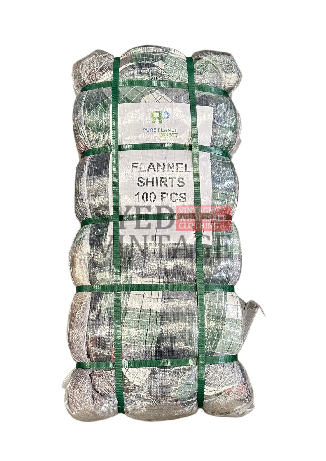 Flannel Shirts Mix 45kg Bale