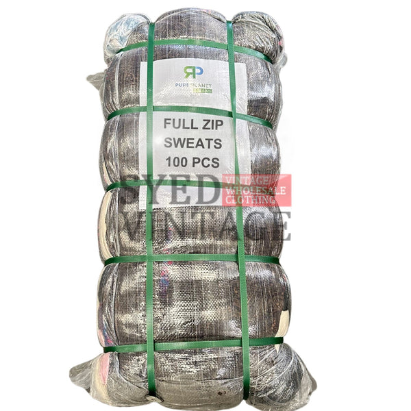 Full Zip Sweatshirts Unbranded Mix 45kg Bale