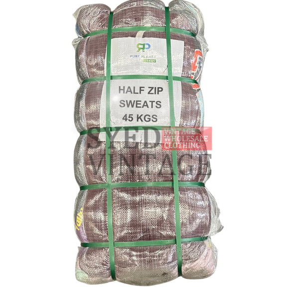 Quarter Zip Sweatshirts Mix 45kg Bale