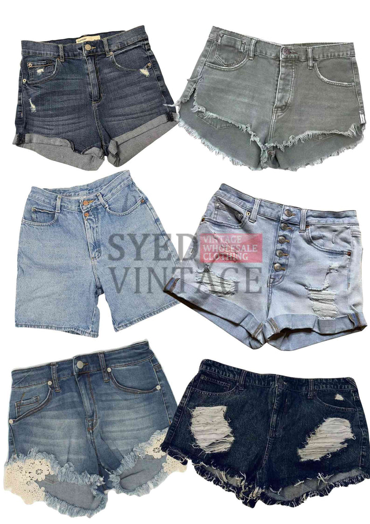 Shorts mit hoher Taille für Damen 