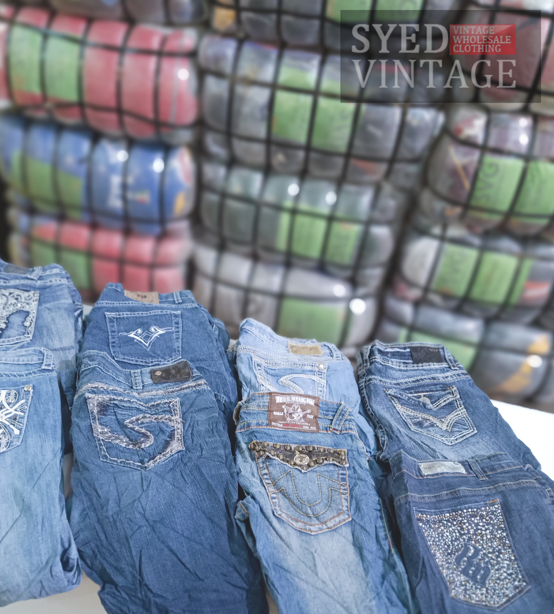 Hip Hop Ladies Jeans Mix 45kg Balle