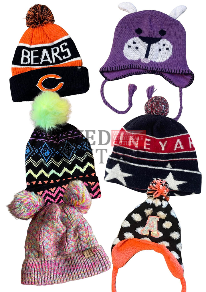 Casquettes d'hiver pour enfants, balle de 45 kg