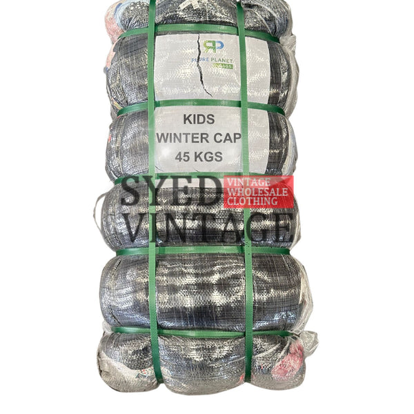 Kids Winter Caps 45kg Bale