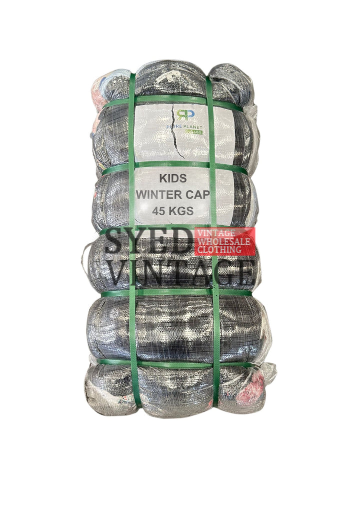 Kids Winter Caps 45kg Bale