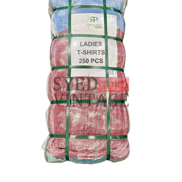 Unbranded Ladies T-shirts Mix 45kg Bale