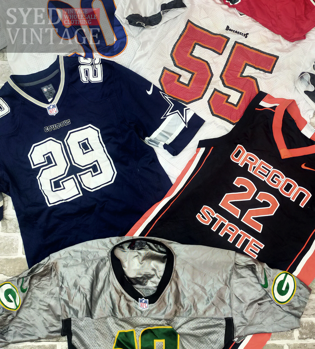 NFL NBA Sports Jerseys T-shirts 45kg Bale -