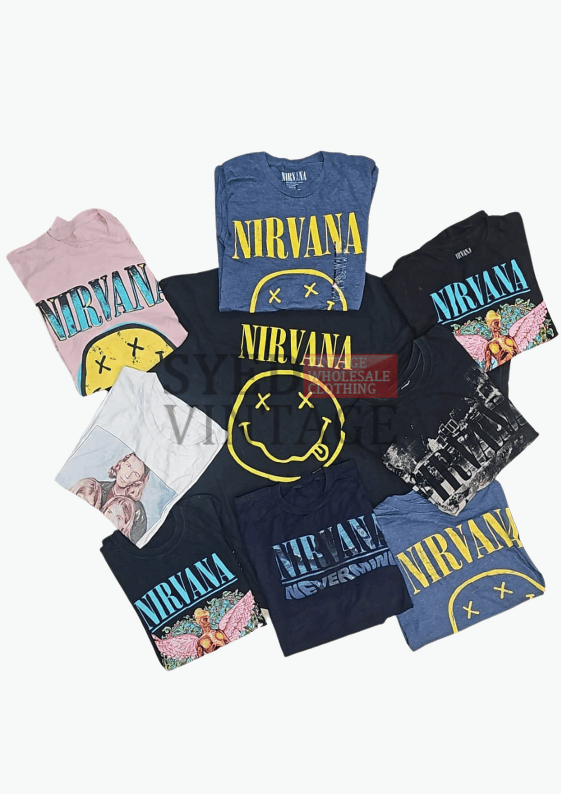 T-shirts à col rond Nirvana Mix exclusifs pour l'été