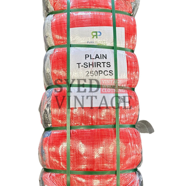 Plain Mix T-shirts 45kg Bale
