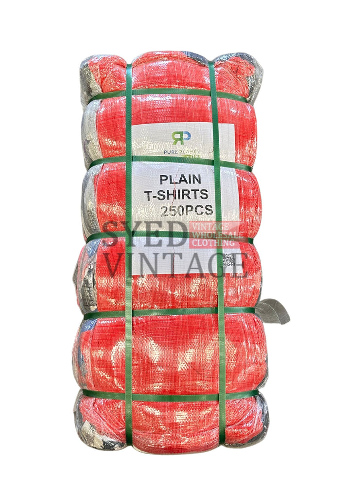 Plain Mix T-shirts 45kg Bale