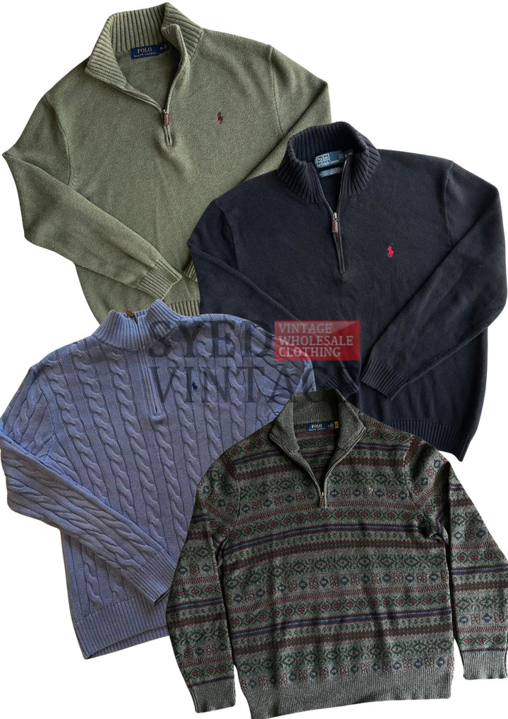 Polo Ralph Lauren Men Quarter Zip Sweaters - PRE BOOK APRIL 2025