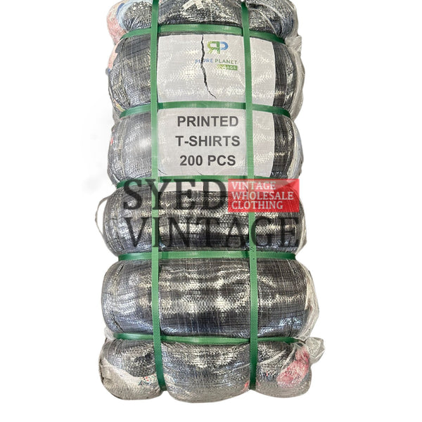 Printed T-Shirts Mix 45kg Bale