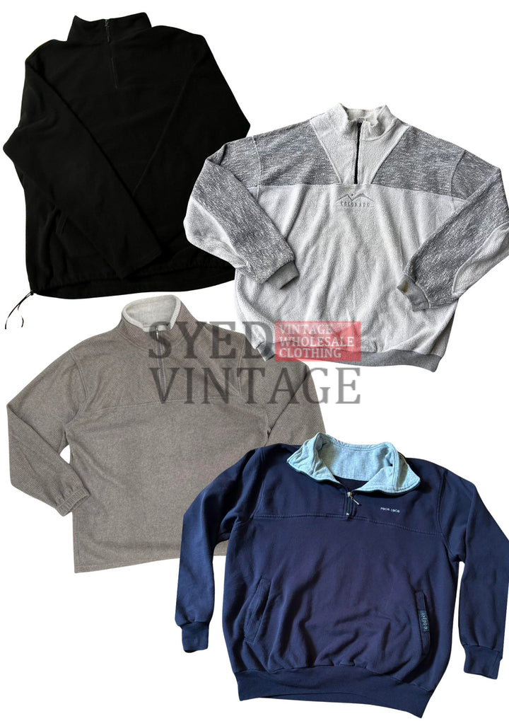 Quarter Zip Sweatshirts Mix 45kg Bale