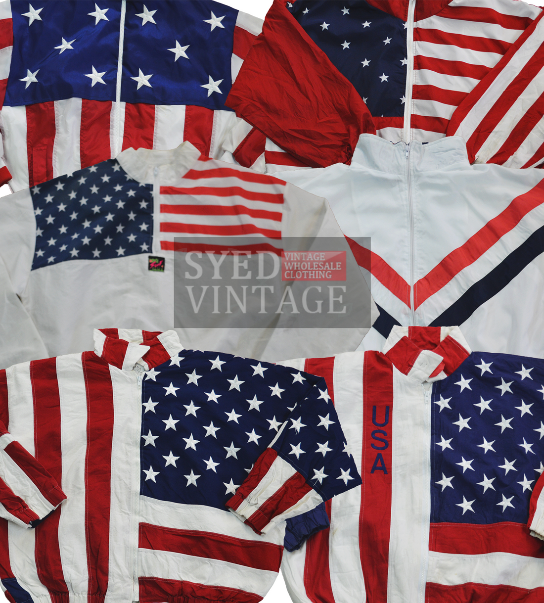 Jacke mit USA-Flagge