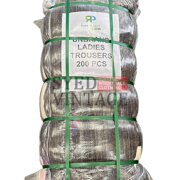 Unbranded Mix Ladies Trousers 45kg Bale