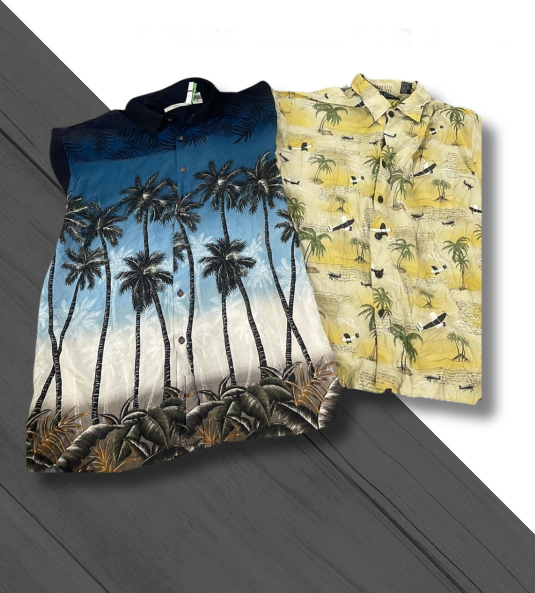 Chemise Hawaï, balle de 45 kg