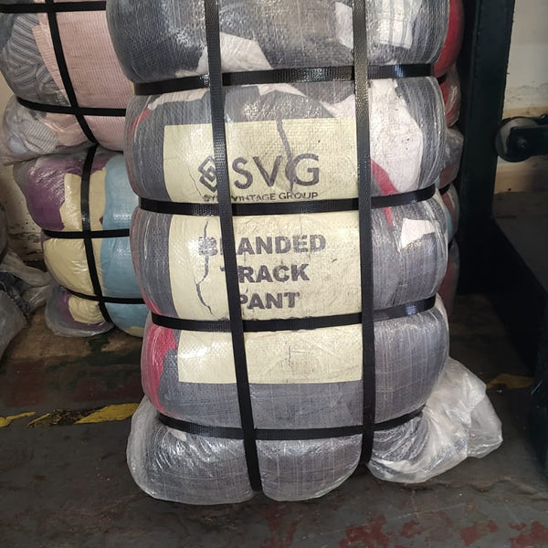 Nylon Branded Track Pants 45kg Bale - DELIVERY IN 3 WEEKS