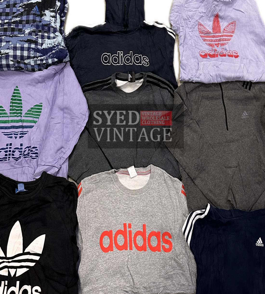 Adidas Branded Sweatshirts Hoodies Mix