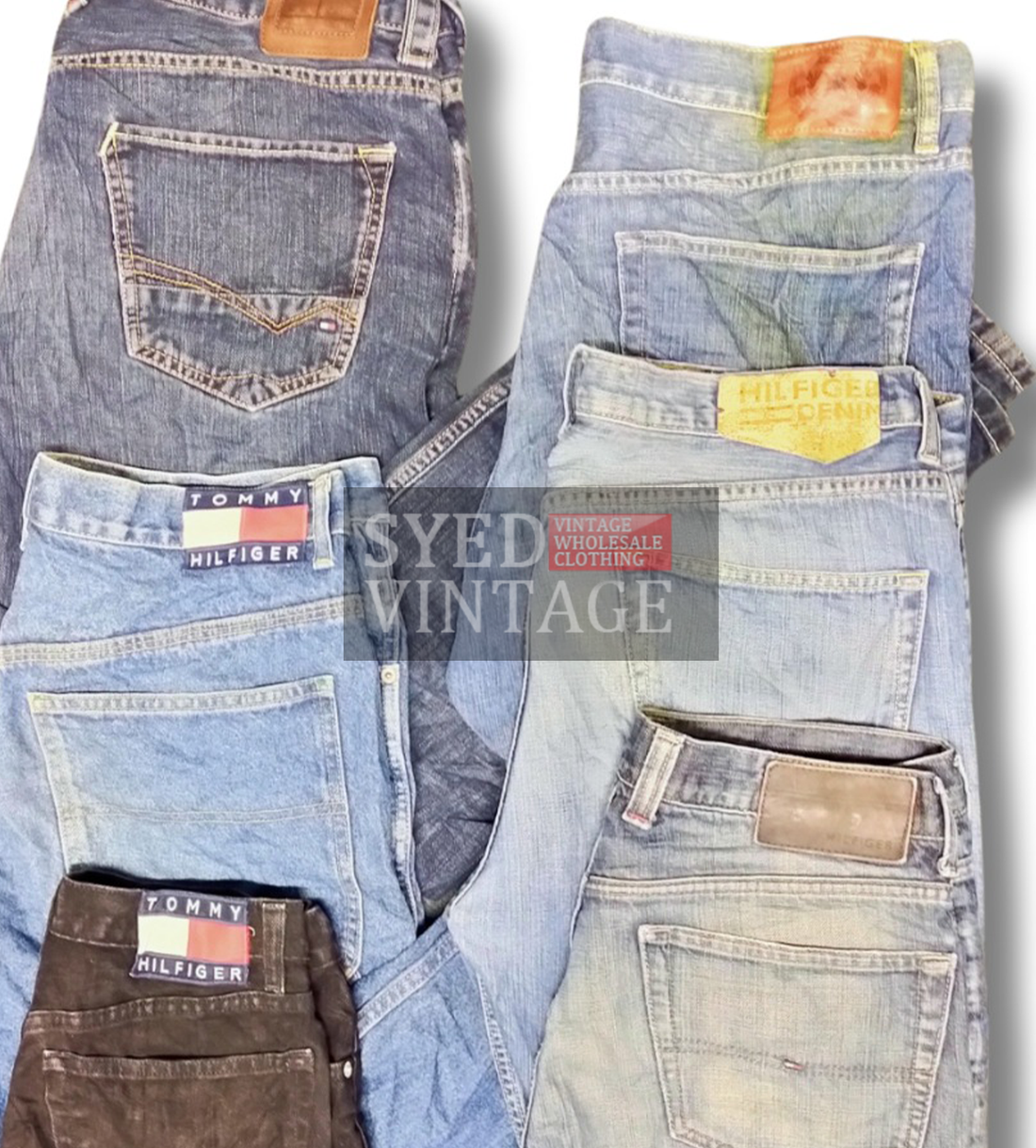 Branded Denim Pants