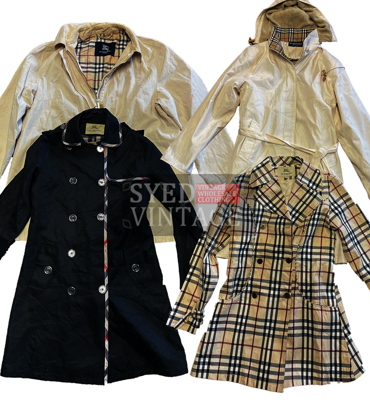 Mélange de manteaux longs trench Burberry