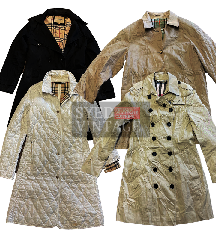 Burberry Trenchcoats Lange Mäntel Mix