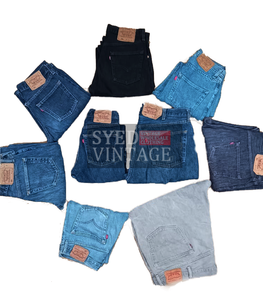 Gruppo di grado A Levis 501 Jeans USA Origine