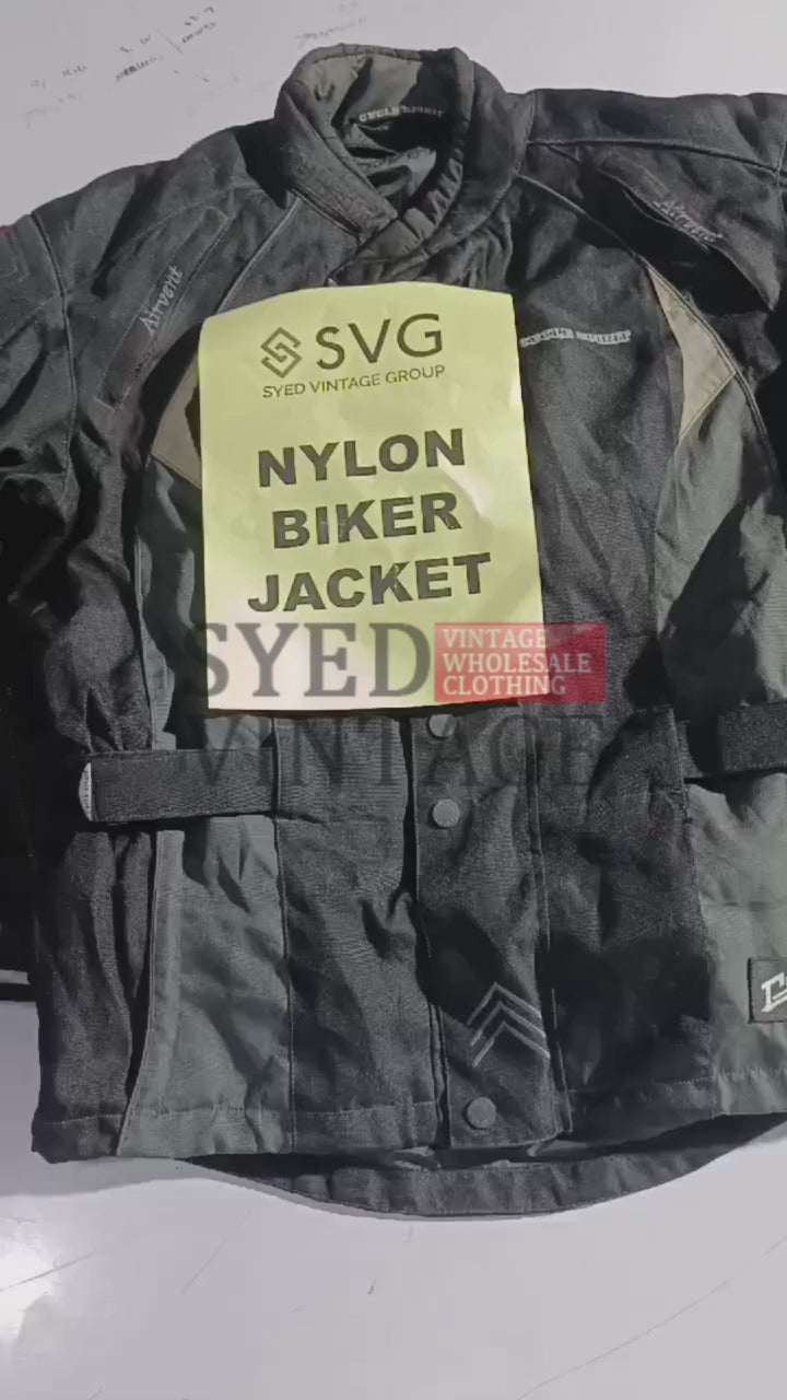 Nylon Biker Jackets Mix