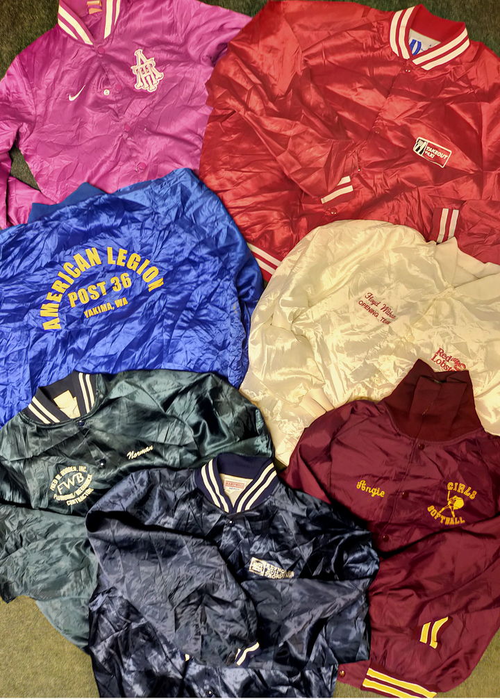 American College Satin Silk Jackets