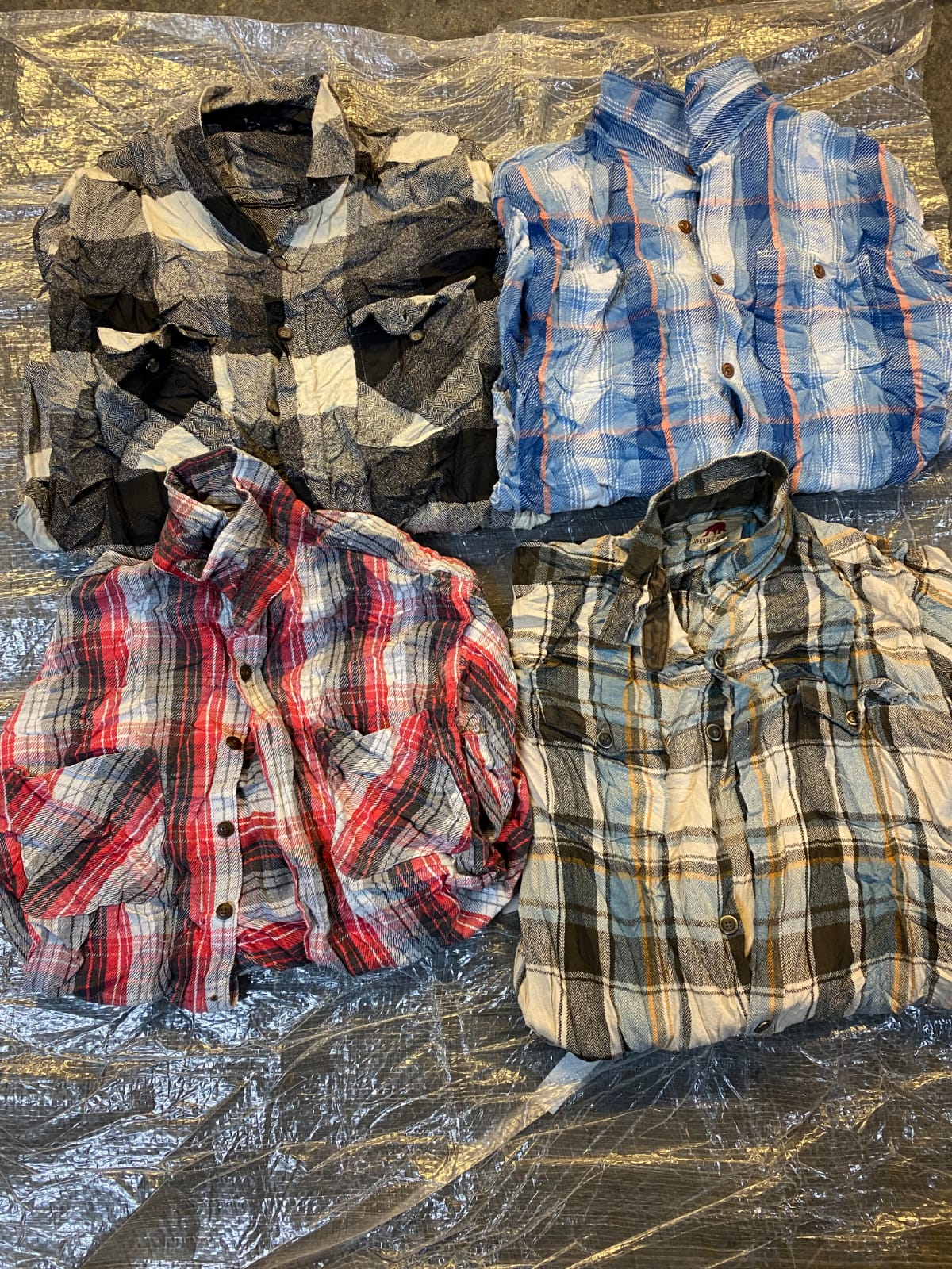 Thick CPO Style Flannel Shirts 45kg Bale