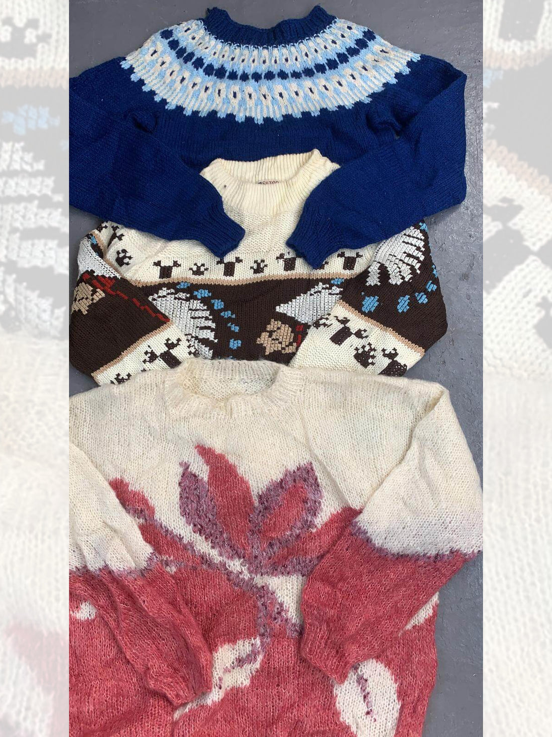 Vintage Ethin Sweaters Mix Bale