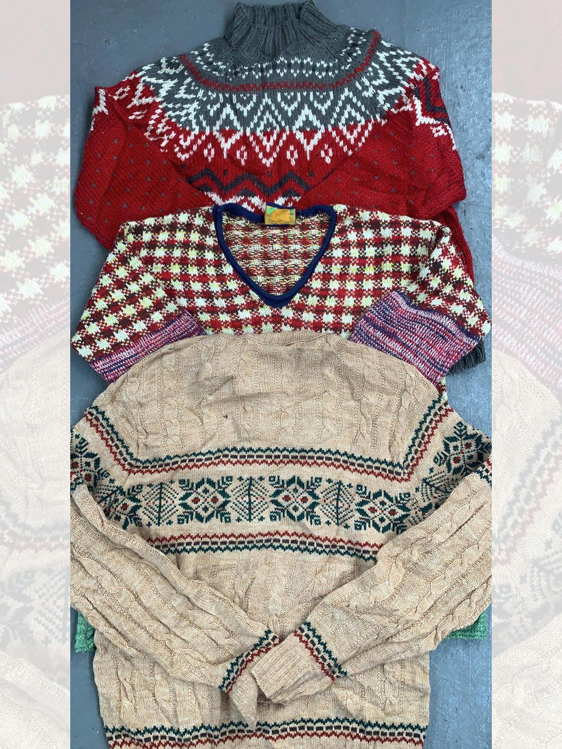 Vintage Ethin Sweaters Mix Bale