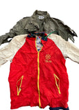 Unsorted Jackets , Wind breakers Mix 45kg Bale