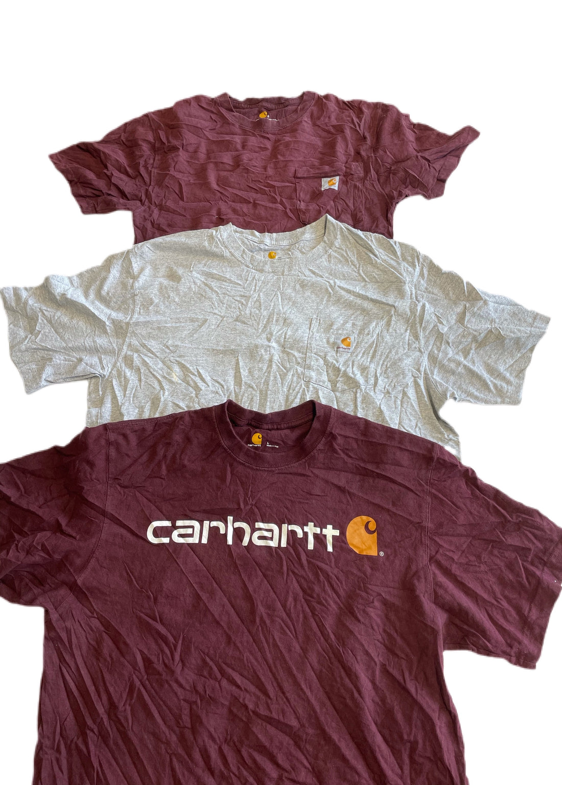 Mélange de t-shirts Carhartt et Dickies 