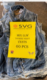 Lee Wrangler Levi's Trucker Gilets Jackets 45kg Bale