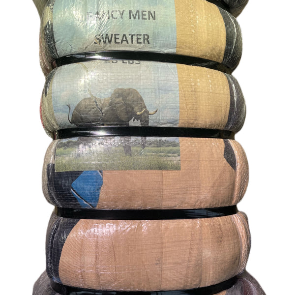 SVG SAVERS EXCLUSIVE FANCY MENS SWEATERS 45KG BALE